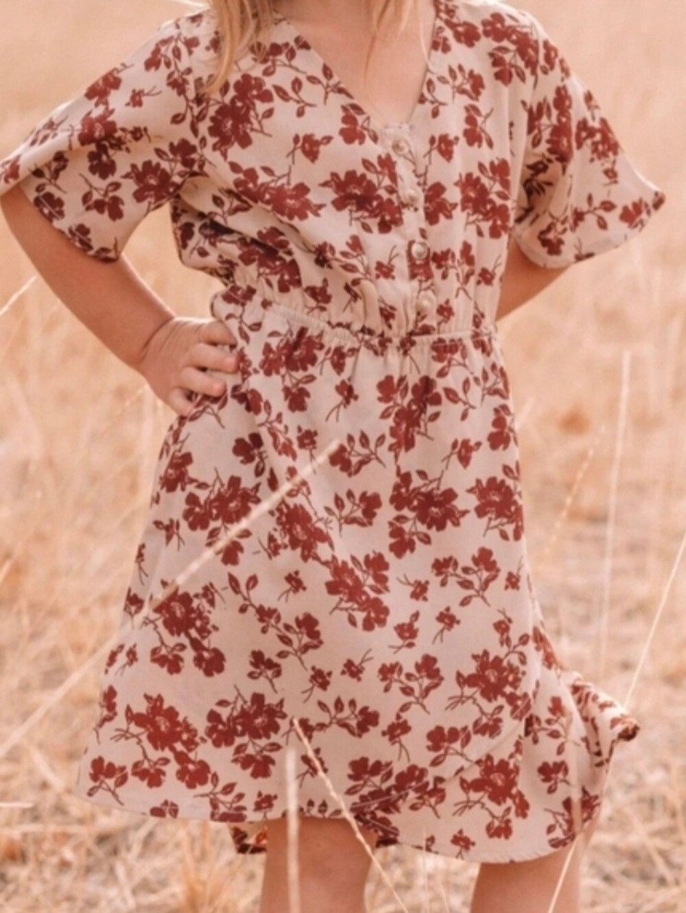 New One Loved Babe Girls Dress